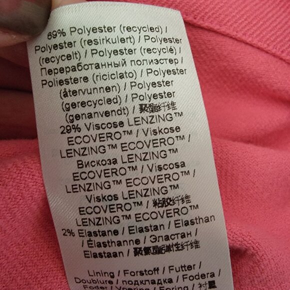 NEW GANNI Pink Mini Dress Womens XS Luxury Designer Soft Girl Sophisticated - Picture 5 of 9